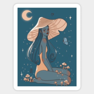 Mushroom girl Sticker